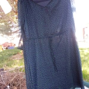 Old Navy blue and green dreas